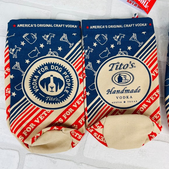 Titos Limited Edition Vodka Reusable Gift Bags Dog Pets Vets Charity - Picture 3 of 6